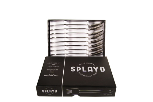Black Label Stainless Steel Satin Set/8