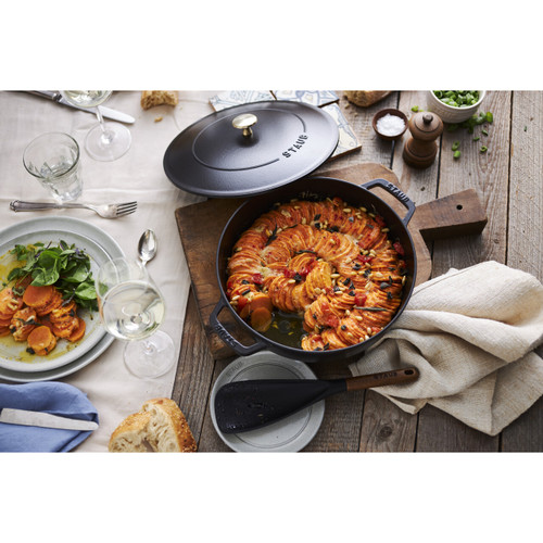 Staub Pure Round Grill 26cm, Black
