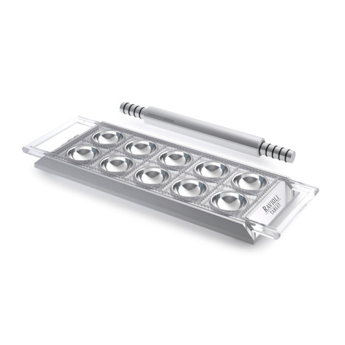 Ravioli Tablet w/Rolling Pin - Silver