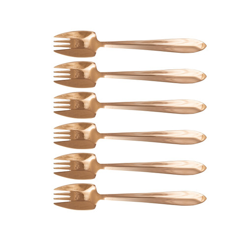 Black Lbl Rose Gold Mirror 6pcSet
