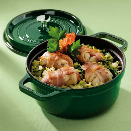 Round Cocotte 18cm, Basil Green