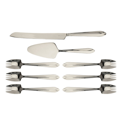 SS Cake Knife, Server & Set/8
