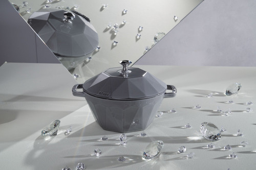 Diamond Cocotte 22cm, Graphite