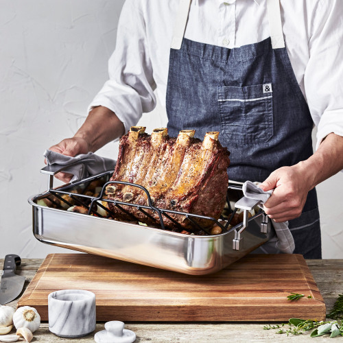 COMING SOON - Industry 5 Roasting Pan w/Roasting Rack 40x34cm