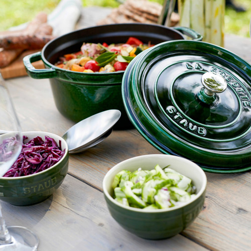 Round Cocotte 28cm, Basil Green