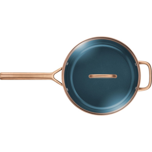 Milano Ceramic Saute Pan with Lid 28cm Blue