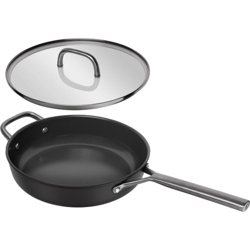 Milano Saute Pan with Lid 28cm Black