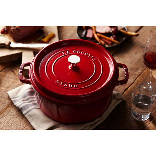 Round Cocotte 26cm, Cherry Red