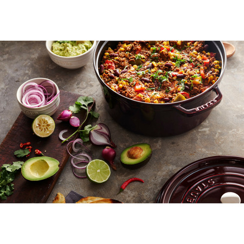 Round Cocotte 28cm, Grenadine