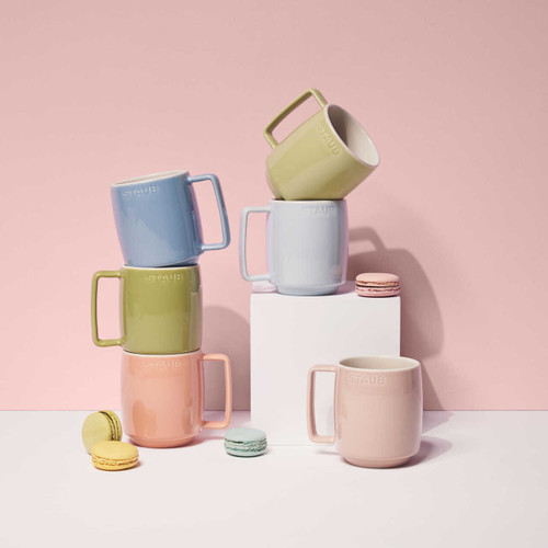 Staub Macaron Bowls & Mugs Set