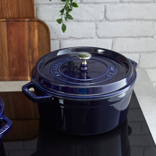 Round Cocotte 28cm, Dark Blue