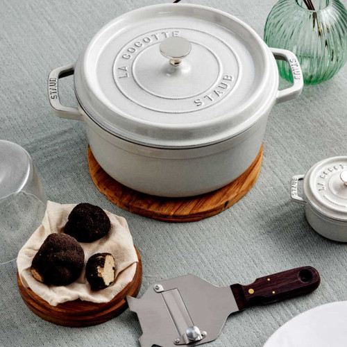 Round Cocotte 28cm, White Truffle