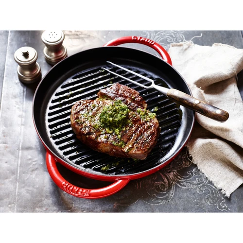 Staub Pure Grill - 26cm Cherry Red