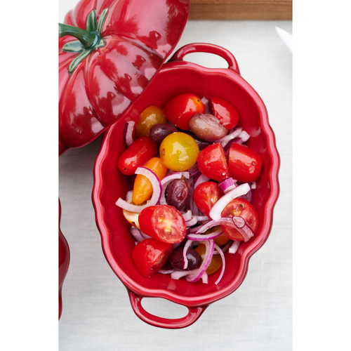 Ceramic Tomato Cocotte 19cm, Red