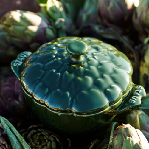 Staub Ceramic Artichoke Cocotte.5l