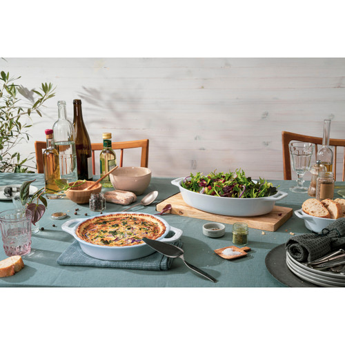 Staub Round Pie Dish 24cm - White