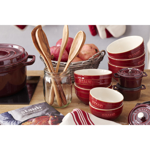 Staub Round Ramekin 2pc Cherry 8cm