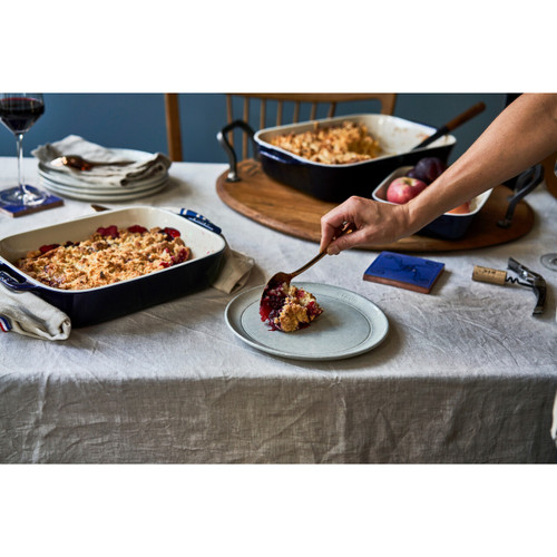 Staub Gratin Rectangular Blue 27 x 20cm