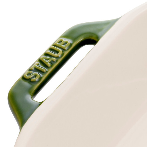 Staub Gratin Rectangular Basil Green 27 x 20cm