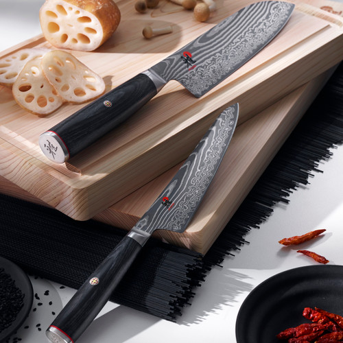 Miyabi 5000FCD 2pc Set - 13cm Shotoh Utility Knife, 20cm Gyutoh Chef's Knife Miyabi 5000FCD 2pc Set - 13cm Shotoh Utility Knife, 20cm Gyutoh Chef's Knife