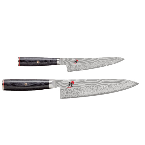 Miyabi 5000FCD 2pc Set - 13cm Shotoh Utility Knife, 20cm Gyutoh Chef's Knife Miyabi 5000FCD 2pc Set - 13cm Shotoh Utility Knife, 20cm Gyutoh Chef's Knife