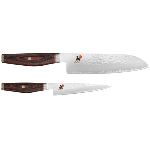 Miyabi 6000MCT Rose Pakkawood 2pc Set Santoku 18cm & Shotoh 13cm Knife Miyabi 6000MCT Rose Pakkawood 2pc Set Santoku 18cm & Shotoh 13cm Knife