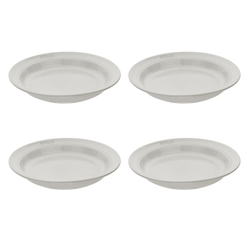 Staub Ceramic Soup Plate 24cm White Truffle - Set of 4 Staub Ceramic Soup Plate 24cm White Truffle - Set of 4