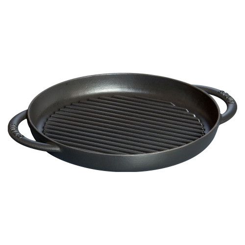 Staub Pure Round Grill Black 26cm Staub Pure Round Grill Black 26cm