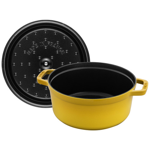 Staub Round Cocotte 24cm, Citron