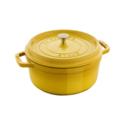 STAUB LA COCOTTE 24cm フランス製 staub-round-cocotte-white-