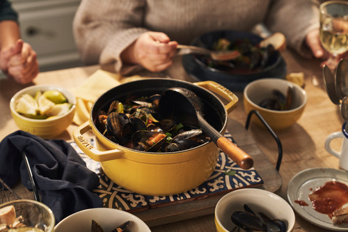 Staub Round Cocotte 24cm, Citron