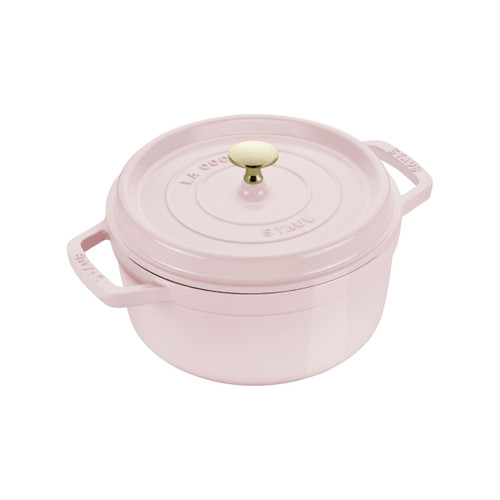 Staub Round Cocotte 24cm, Sorbet Rose