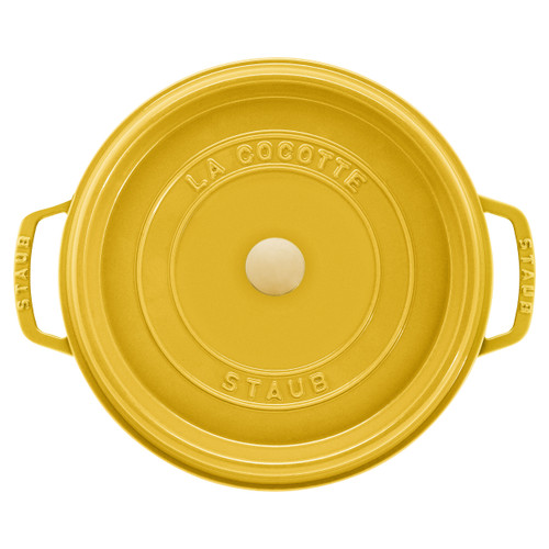 Staub Round Cocotte 28cm, Citron
