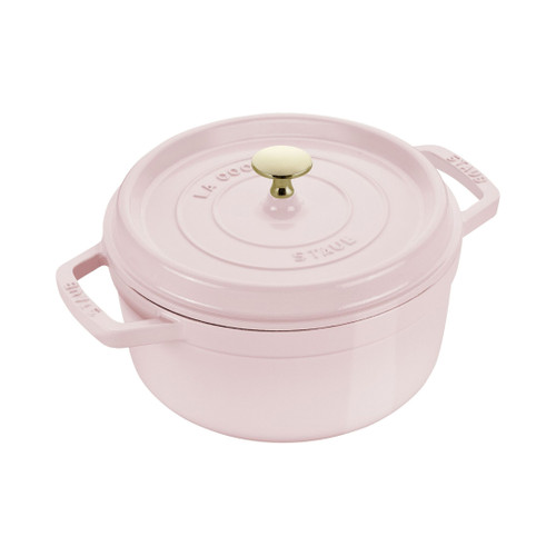 Staub Round Cocotte Sorbet Rose 26cm