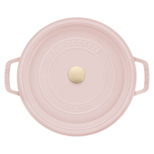 Staub Round Cocotte 26cm, Sorbet Rose
