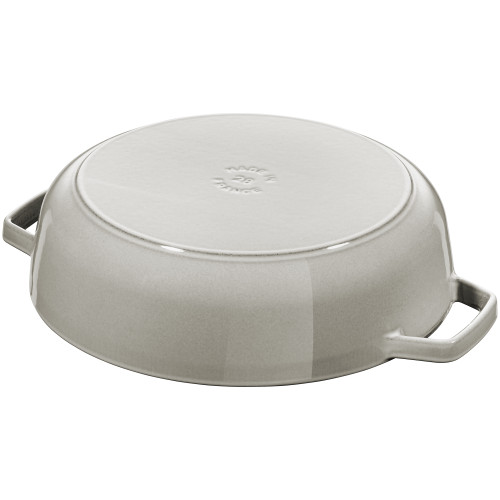 Saute Pan Chistera w/Lid 28cm, White Truffle