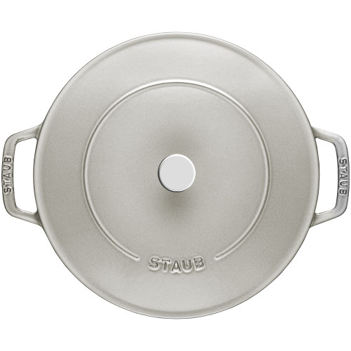 Saute Pan Chistera w/Lid 28cm, White Truffle