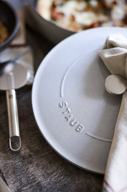 Saute Pan Chistera w/Lid 24cm, White Truffle