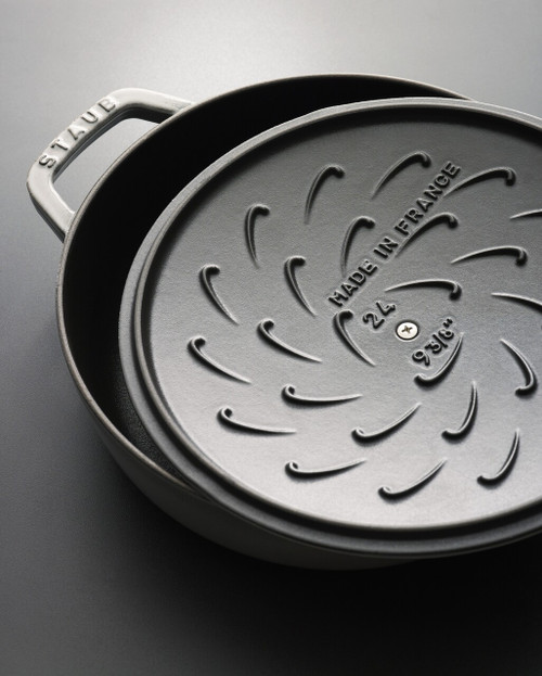 Saute Pan Chistera w/Lid 24cm, White Truffle