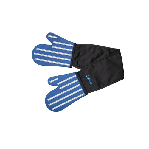 Silicone Fabric D'be Glove Stripe - Blu