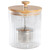 Glass Tea Pot with Infuser & Bamboo Lid 1.0L