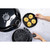 Air Fryer Silicone Sq Basket Blk -21cm