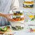 Clear Glass 10Pc Set -White