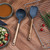 Ladle Large Oak Wood