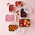 Microwave Stainless Steel Container 400ml - Pink