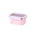 Microwave Stainless Steel Container 1L - Pink