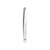 Inox Slanted Tweezers 9cm, Polished Stainless Steel