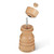 London Natural Beech Salt Mill - 13cm