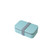 RPET Rectangular Bento with Cutlery -Aqua