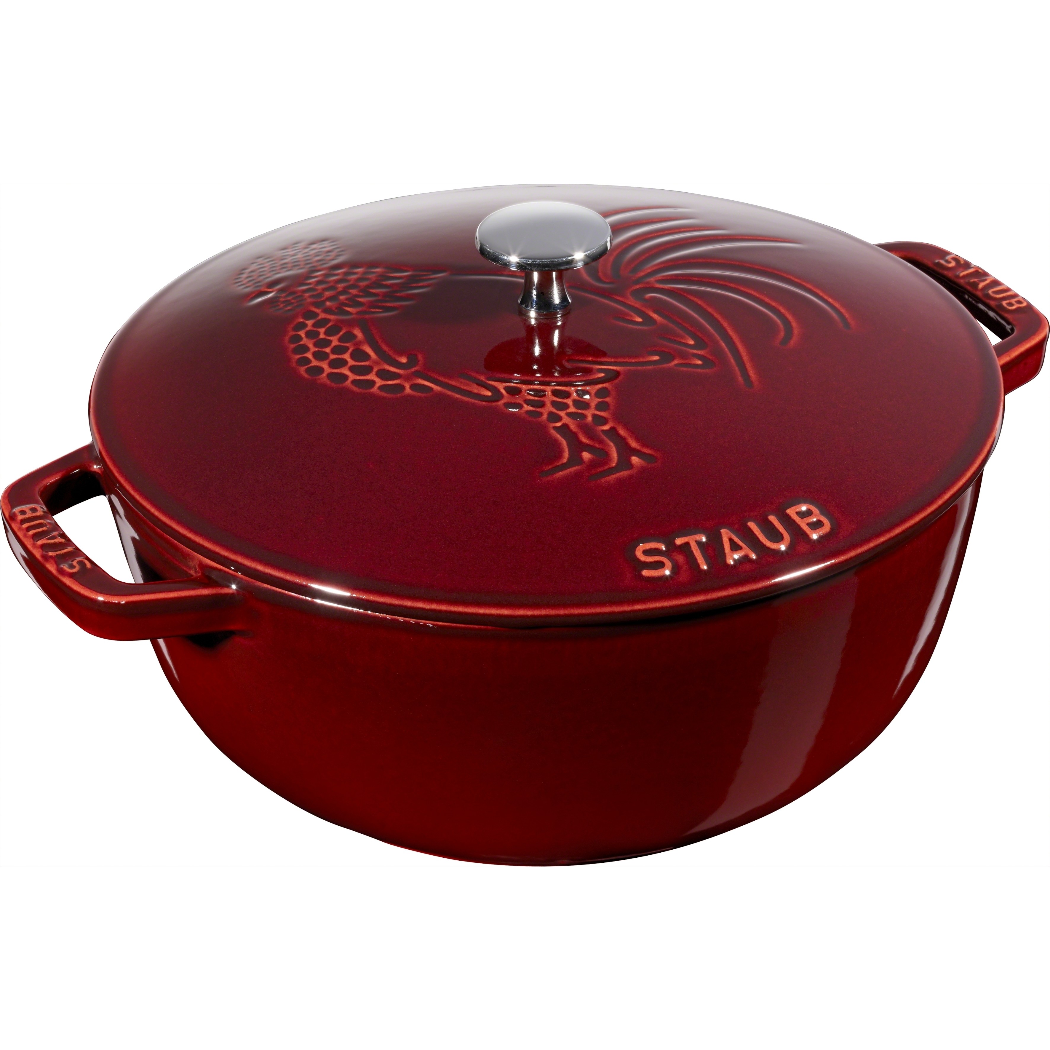 STAUB LA COCOTTE 赤 24cm Staub French Rooster Cocotte - 24cm - Lifestyle and Household